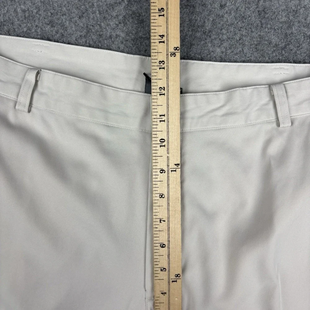 Nike Dri Fit Golf Pants Mens 40x30 (Fits 40x28) Light Khaki Athletic Chino EUC